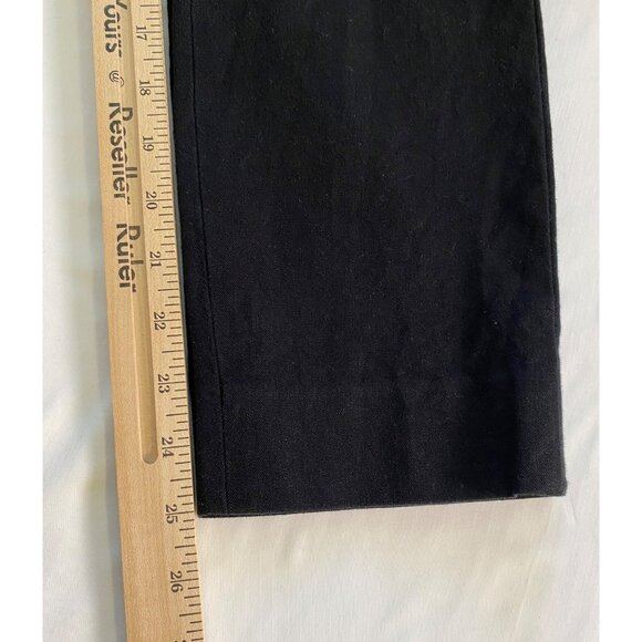 Banana Republic Sloan Womens Black Pants Size 8 Ankle Preppy Office Work School - Picture 6 of 12